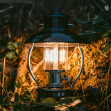 Outdoor LED Lantern  Black Iron Battery Powered Table Lamp - Product detail 9