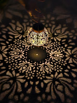 Solar Garden Lantern  Moroccan Pattern LED Light - Product detail 7