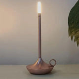 Nordic LED Candle Holder  Brushed Aluminum Dimmable Design - Product detail 10