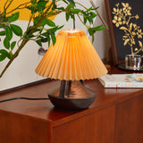 Ceramic Table Lamp  Pleated Shade Brown Base - Product detail 13