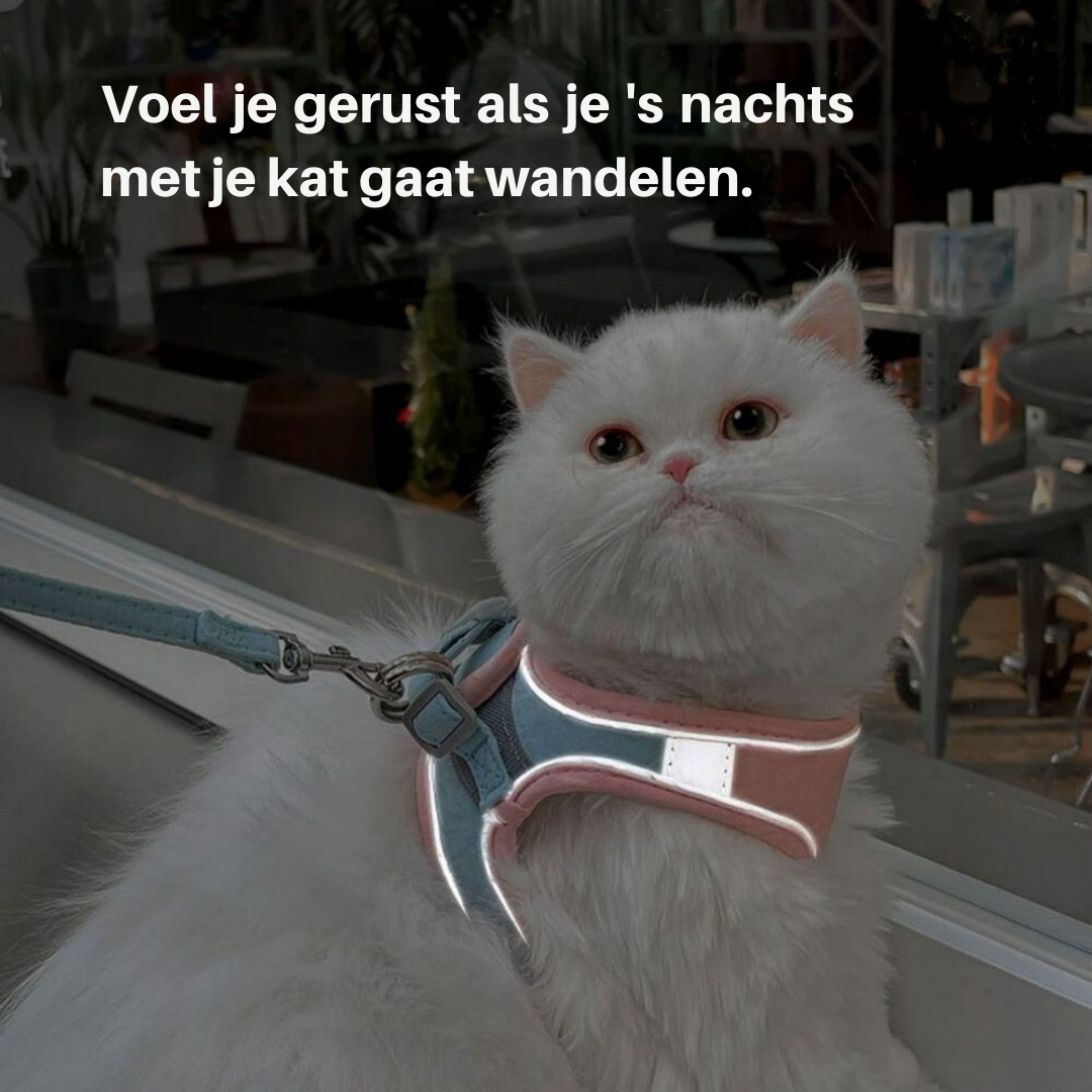 Cat Harness And Leash Set  Escape-Proof Adjustable Design - Product detail 6