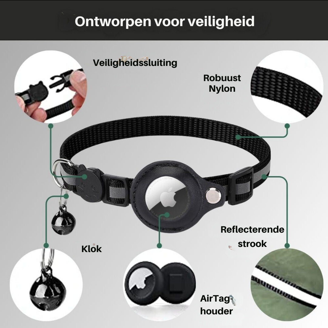 Smart Pet Collar  GPS Tracker Holder With Reflective Safety Band - Product detail 4