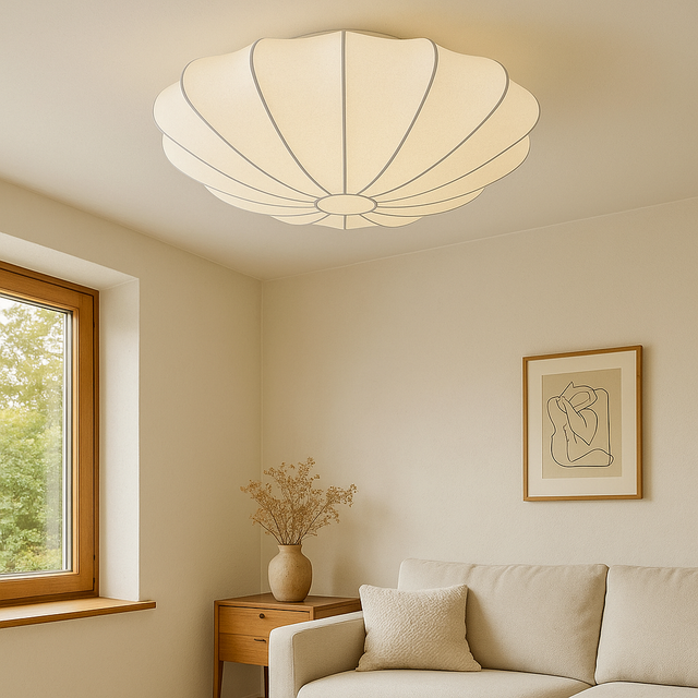 Shell Ceiling Light  Modern Scalloped Design - Product showcase