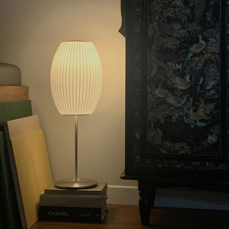 Modern Table Lamp  White Bubble Shade Design - Product detail 14