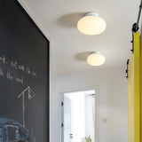Modern LED Ceiling Light  White Oval Minimalist Design - Product detail 15