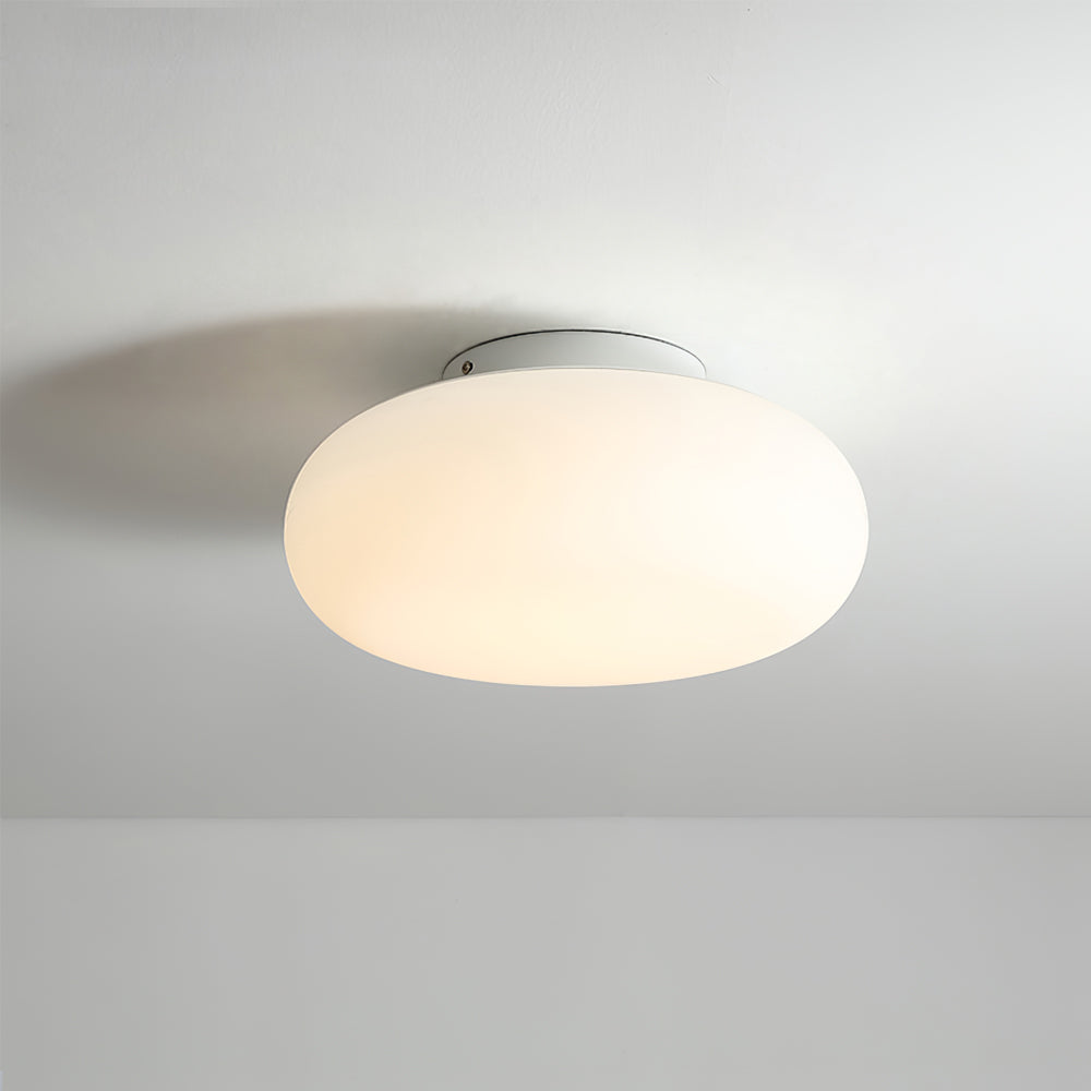 Modern LED Ceiling Light  White Oval Minimalist Design - Product detail 18