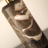 Modern Marble Table Lamp  White Glass Dome Shade - Product detail 8