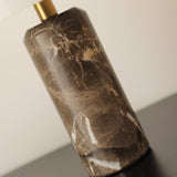 Modern Marble Table Lamp  White Glass Dome Shade - Product detail 9