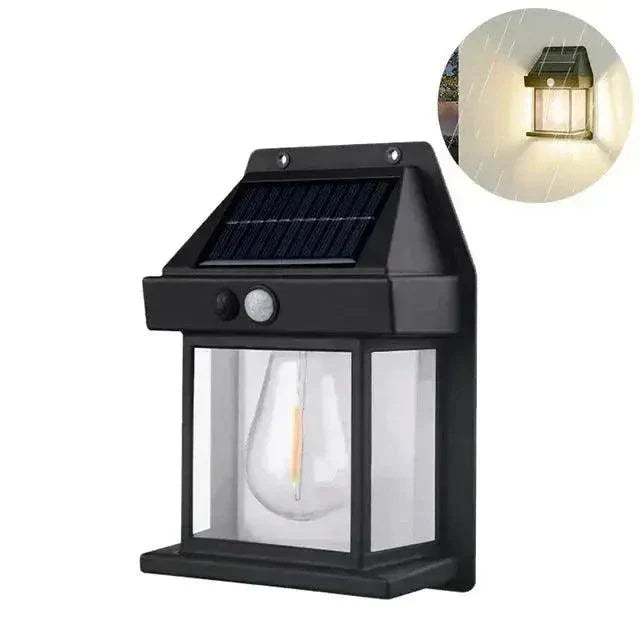 Vintage Solar Wall Light  Motion Sensor LED Lantern - Product detail 4