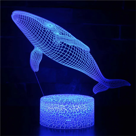 3D Shark Night Light  LED Illusion Lamp - Product detail 17