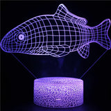3D Shark Night Light  LED Illusion Lamp - Product detail 10