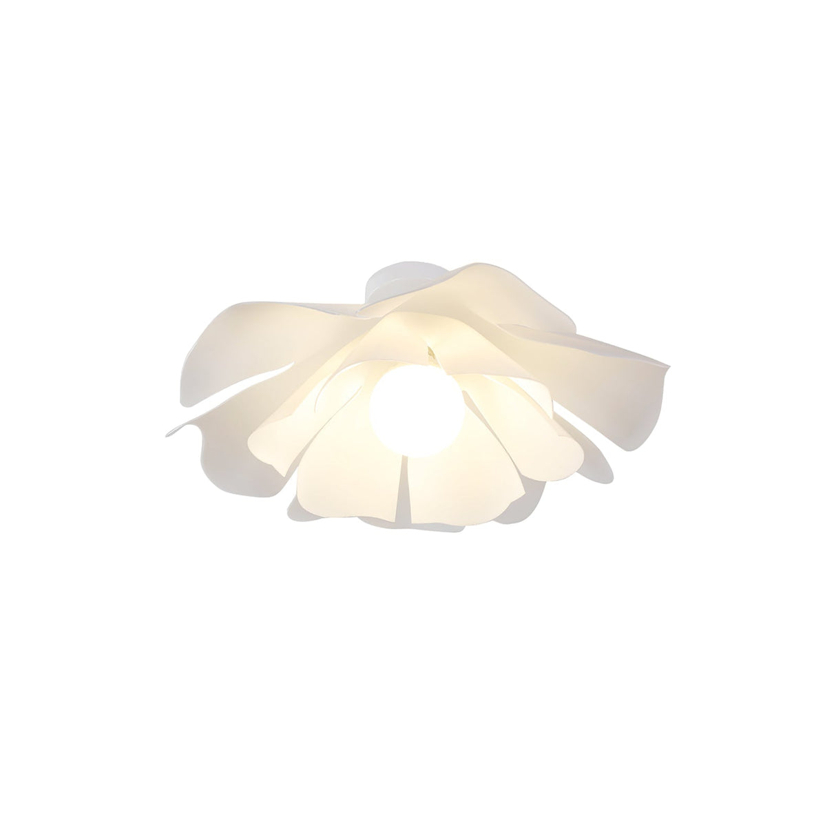 Floral Ceiling Light  White Acrylic Petal Design - Product detail 11