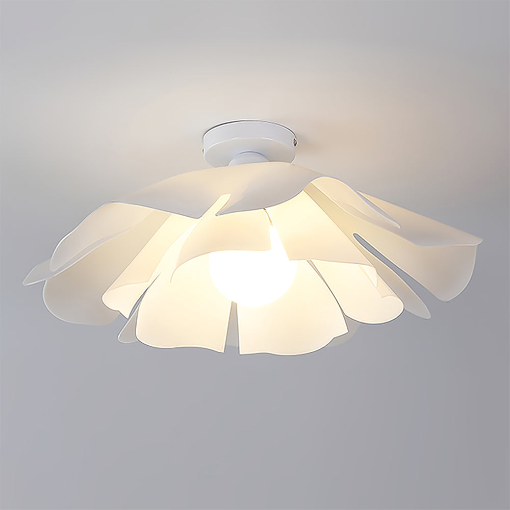 Floral Ceiling Light  White Acrylic Petal Design - Product detail 13