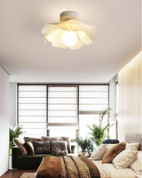 Floral Ceiling Light  White Acrylic Petal Design - Product detail 5