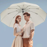 Compact Travel Umbrella  Windproof Folding Design with Safety Reflectors - Product detail 4