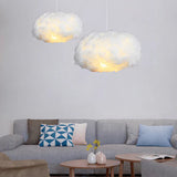Cloud Pendant Light  Soft Cotton LED Ceiling Fixture - Product example
