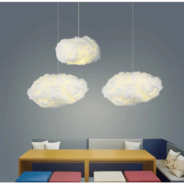Cloud Pendant Light  Soft Cotton LED Ceiling Fixture - Product detail 4