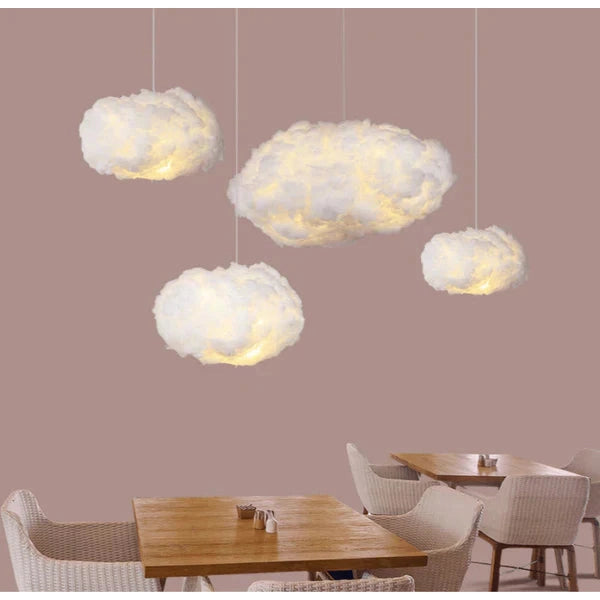 Cloud Pendant Light  Soft Cotton LED Ceiling Fixture - Product detail 5