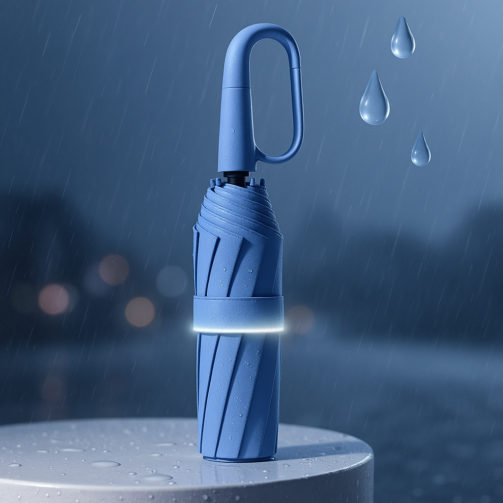 Compact Travel Umbrella  Windproof Water Resistant Design - Product detail 4