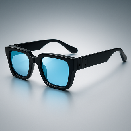 Black Square Sunglasses  UV-400 Protection Unisex Frame - Product detail 12