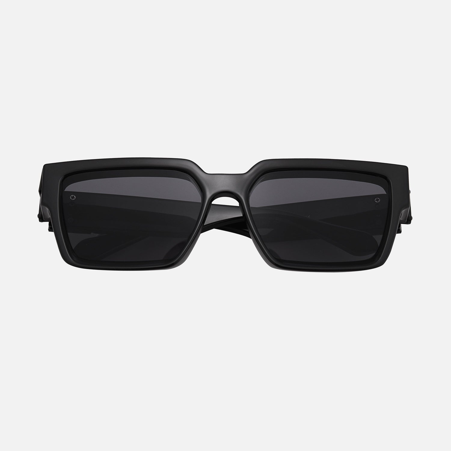 Black Square Sunglasses  UV-400 Protection Unisex Frame - Detailed view