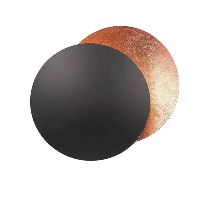 Modern Eclipse Wall Light  Gold Metal Solar Design - Product detail 9
