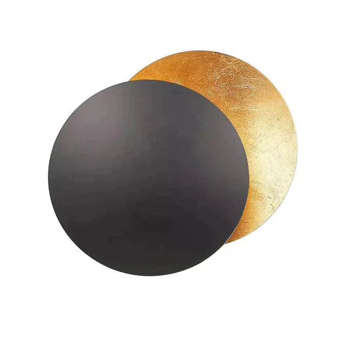 Modern Eclipse Wall Light  Gold Metal Solar Design - Product detail 8