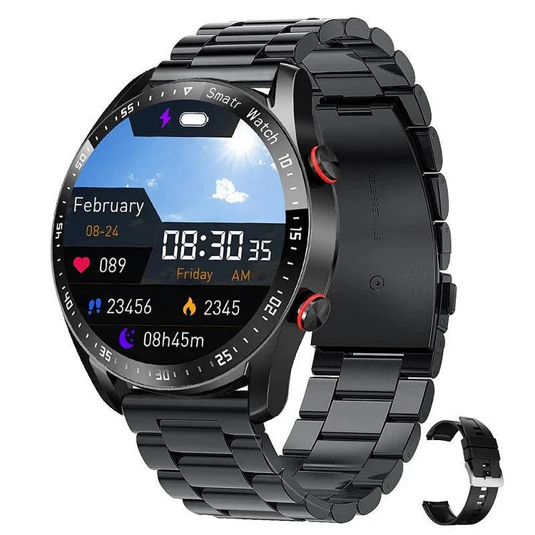 Smart Health Watch  Blood Glucose Monitor With Heart Rate Tracking - Product showcase