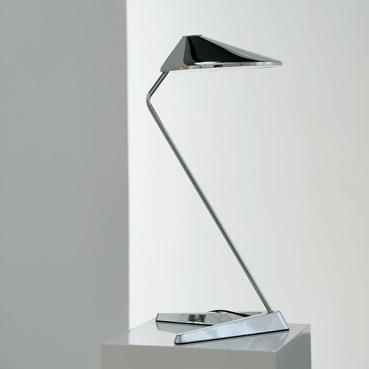 Modern LED Desk Lamp  Chrome Z-Shape Design - Product example