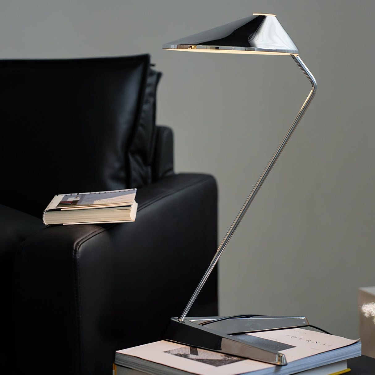 Modern LED Desk Lamp  Chrome Z-Shape Design - Product detail 4