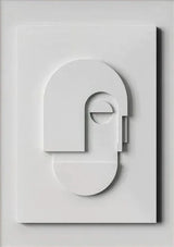 Abstract Wall Art  Minimalist 3D Geometric Canvas - Product detail 8