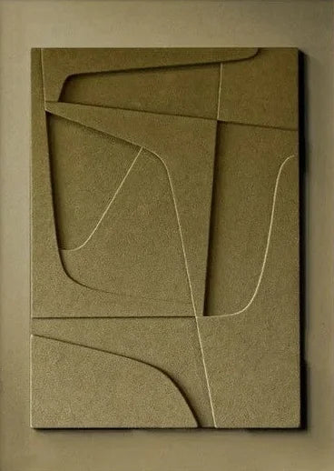 Abstract Wall Art  Minimalist 3D Geometric Canvas - Product detail 7