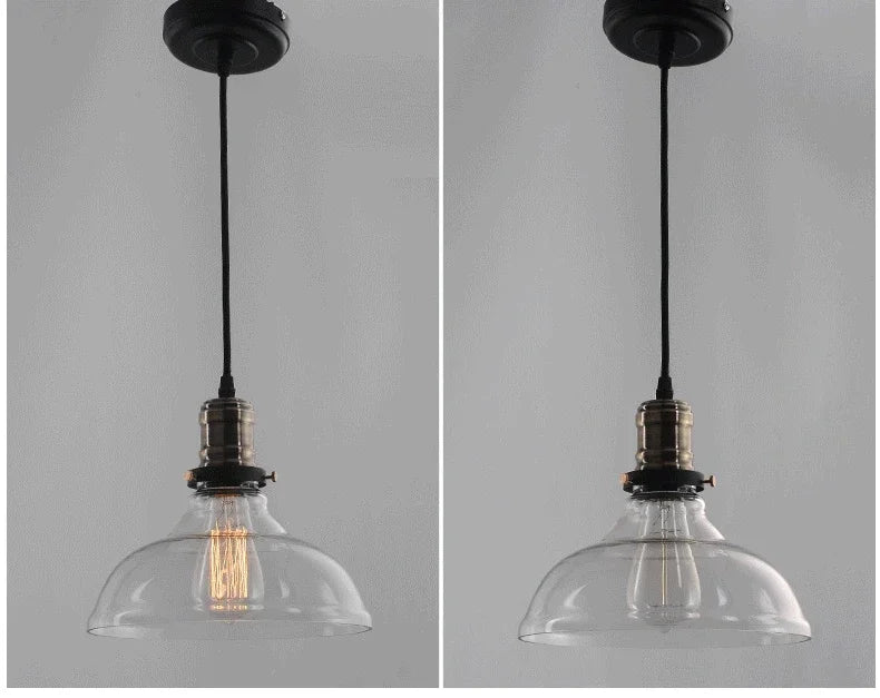 Scandinavian Ceiling Light  Glass Bowl Pendant Design - Product detail 4