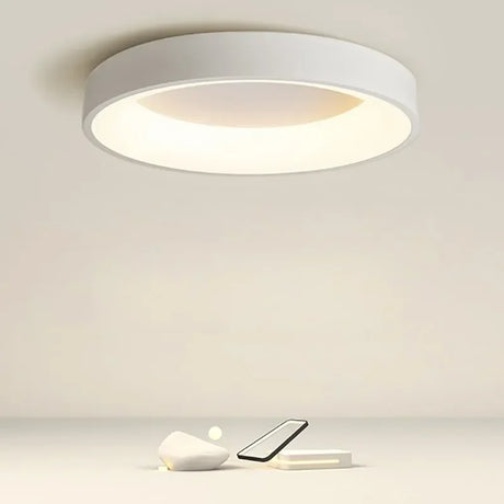 Modern LED Ceiling Light  Round White Minimalist Design - Product detail 4