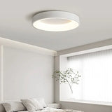 Modern LED Ceiling Light  Round White Minimalist Design - Detailed view