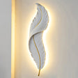 Feather Wall Light  Modern LED Backlit Design - Product showcase