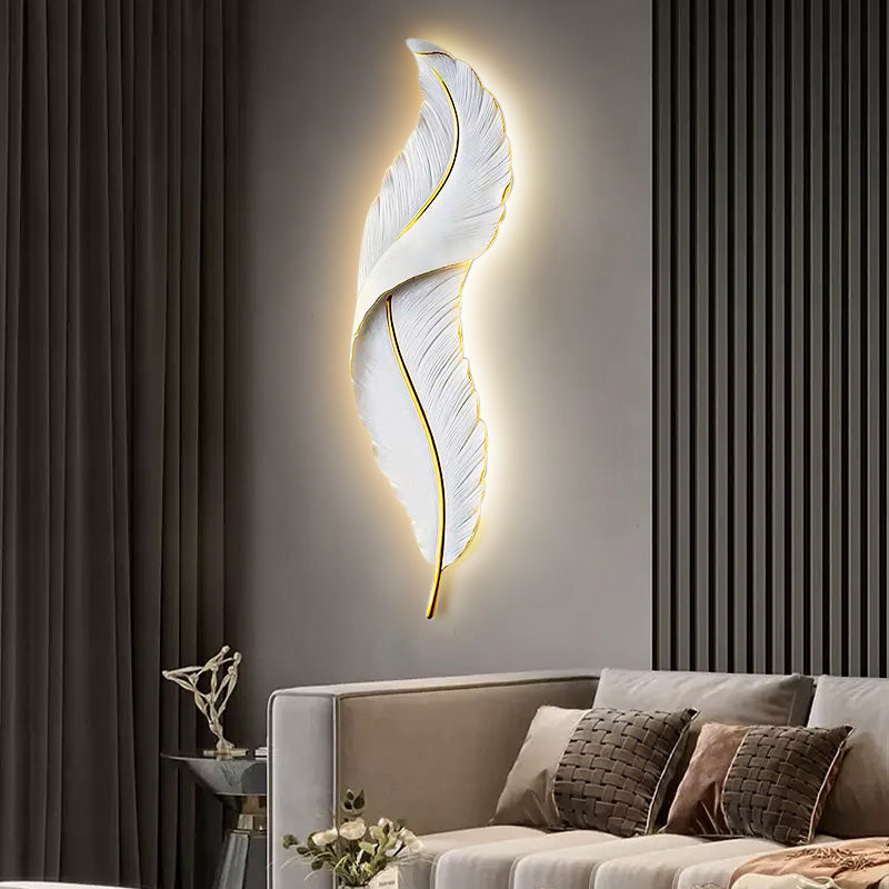 Feather Wall Light  Modern LED Backlit Design - Product detail 5