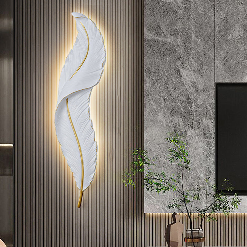 Feather Wall Light  Modern LED Backlit Design - Product detail 4