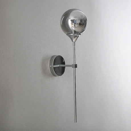 Modern Glass Wall Light  Brass Stem Globe Design - Product detail 8