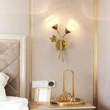 Botanical Wall Light  Gold Leaf Design LED Sconce - Product example