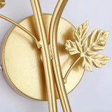 Botanical Wall Light  Gold Leaf Design LED Sconce - Product detail 5