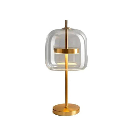 Modern Glass Table Lamp  Clear Dome LED Design - Product detail 6