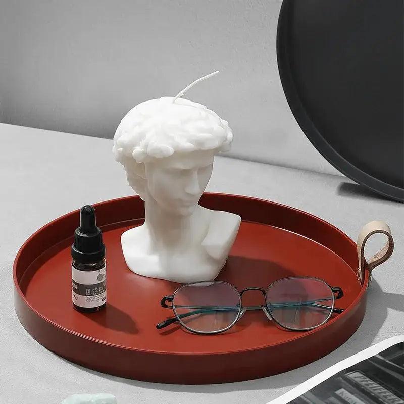 Nordic Sculpture Candle  Minimalist David Bust Design - Product example