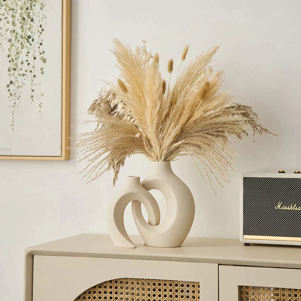 Modern Ceramic Vase  Minimalist Sculptural Design - Product detail 4