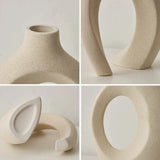 Modern Ceramic Vase  Minimalist Sculptural Design - Product detail 11