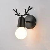 Nordic Wall Sconce  Antler Design Wood Accent - Product detail 10