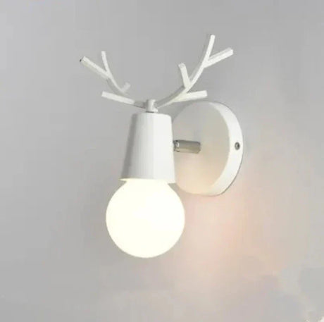 Nordic Wall Sconce  Antler Design Wood Accent - Product detail 9