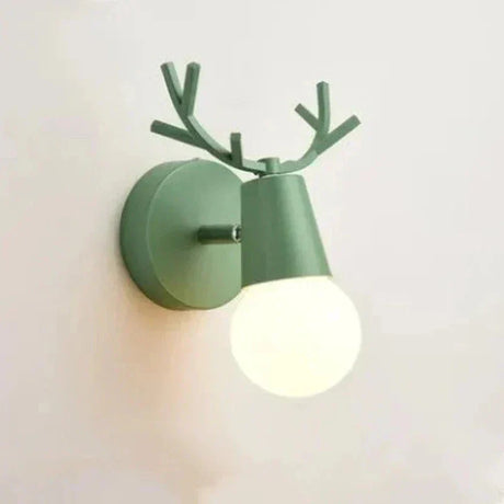 Nordic Wall Sconce  Antler Design Wood Accent - Product detail 12