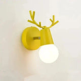 Nordic Wall Sconce  Antler Design Wood Accent - Detailed view