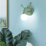 Nordic Wall Sconce  Antler Design Wood Accent - Product detail 4